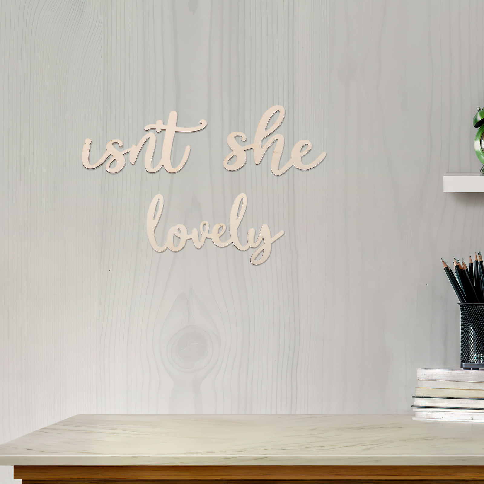 Baby Nursery Sign - Ahşap Tabela Ahşap Duvar Çıkartması Bebek