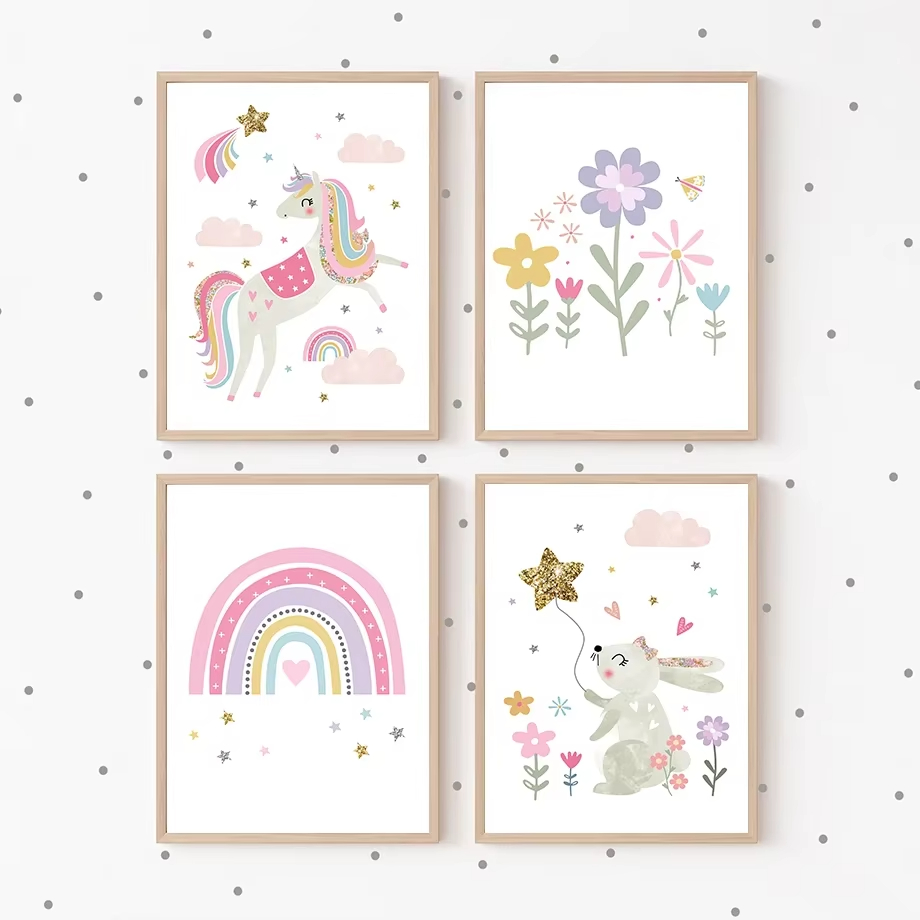 Pembe Unicorn Tavşan Gökkuşağı - Baby Unicorn Nursery incelemesi ve fiyatı