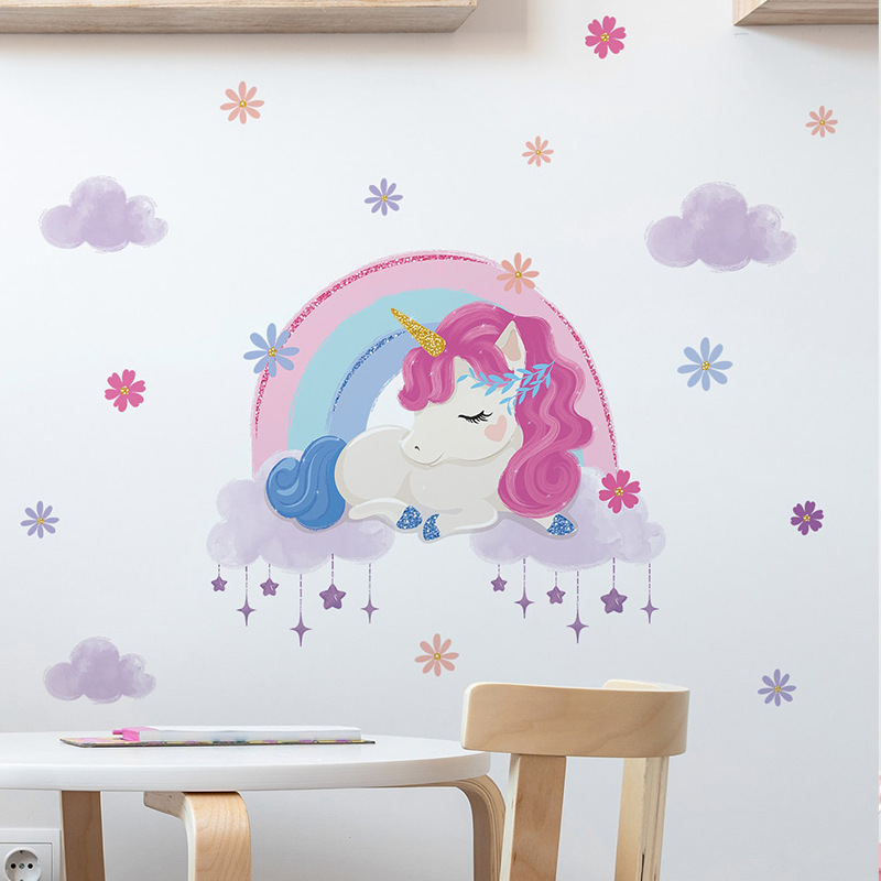 Karikatür sevimli tek boynuzlu - Baby Unicorn Nursery incelemesi ve fiyatı