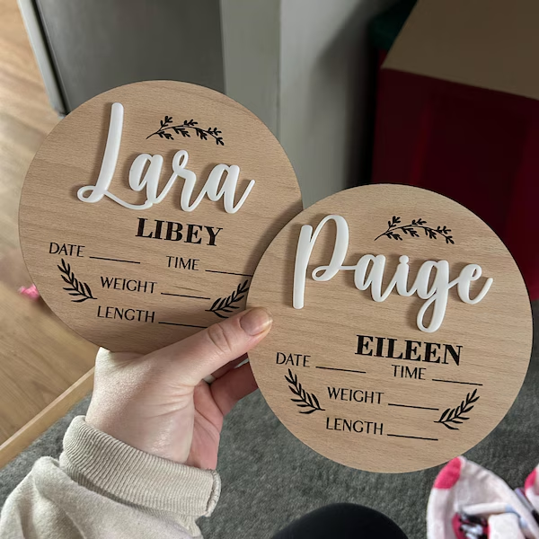 1 adet özel bebek duyuru işare - Baby Nursery Sign incelemesi ve fiyatı
