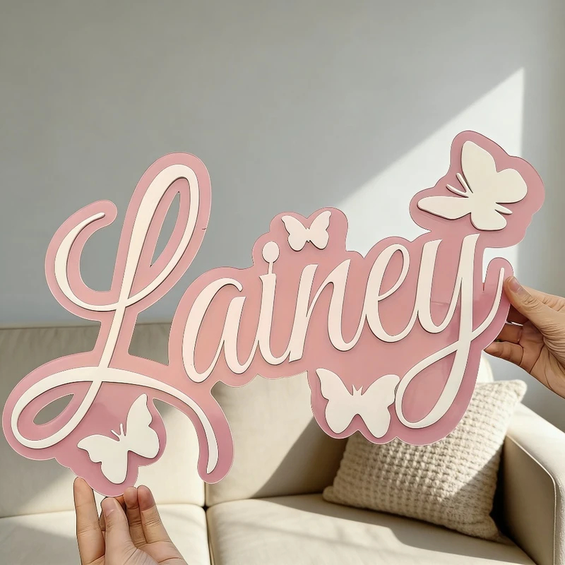 Kişiye Özel Bebek İsim Plakası - Baby Nursery Decor incelemesi ve fiyatı