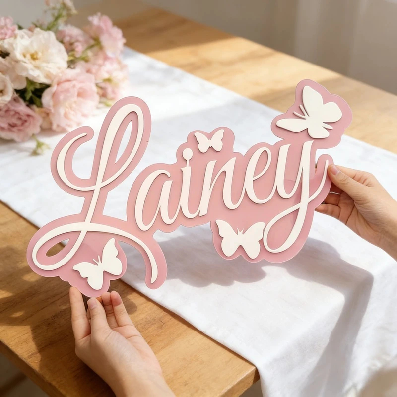 Kişiye Özel Bebek İsim Plakası - Baby Nursery Decor incelemesi ve fiyatı
