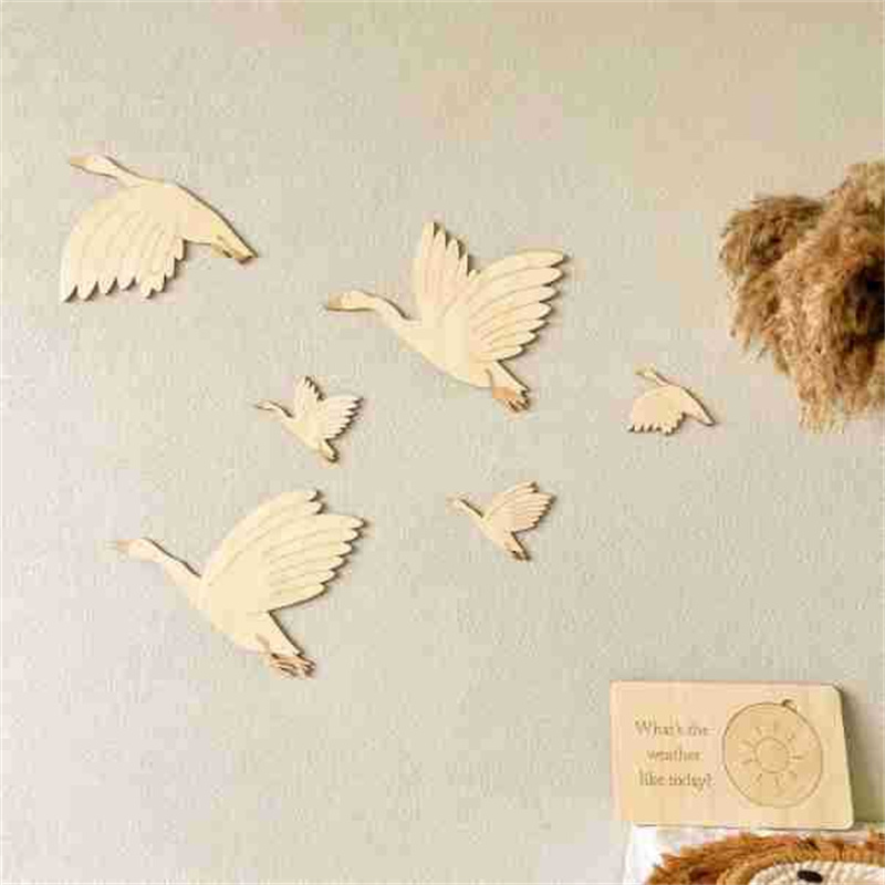 Ahşap Cygnet Duvar Sticker Set - Baby Nursery Furniture Sets incelemesi ve fiyatı