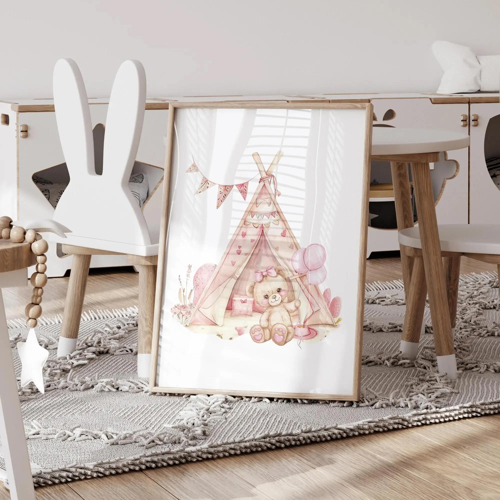 Pembe Rüya Ayı Atlıkarınca Çad - Baby Nursery Set incelemesi ve fiyatı
