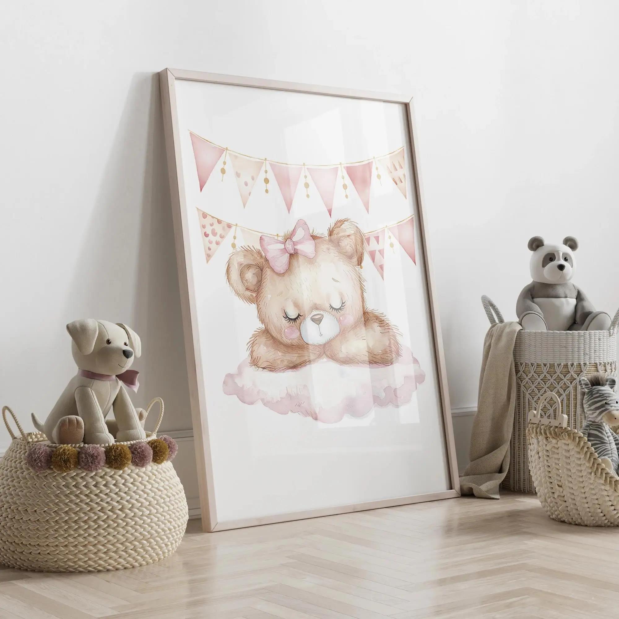 Pembe Rüya Ayı Atlıkarınca Çad - Baby Nursery Set incelemesi ve fiyatı