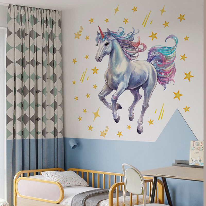 Karikatür Meteor Gökkuşağı Uni - Baby Unicorn Nursery incelemesi ve fiyatı