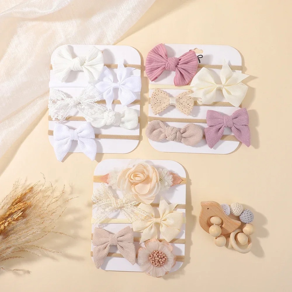 5 adet bebek çiçek dantel yay  - Baby Nursery Set incelemesi ve fiyatı