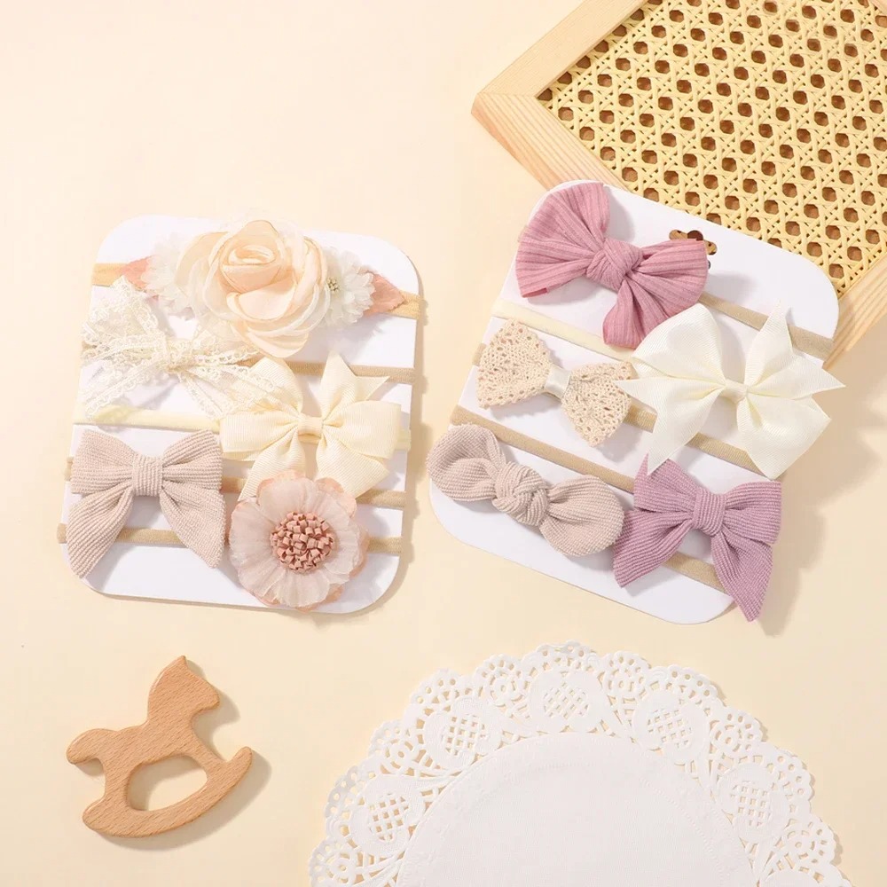 5 adet bebek çiçek dantel yay  - Baby Nursery Set incelemesi ve fiyatı