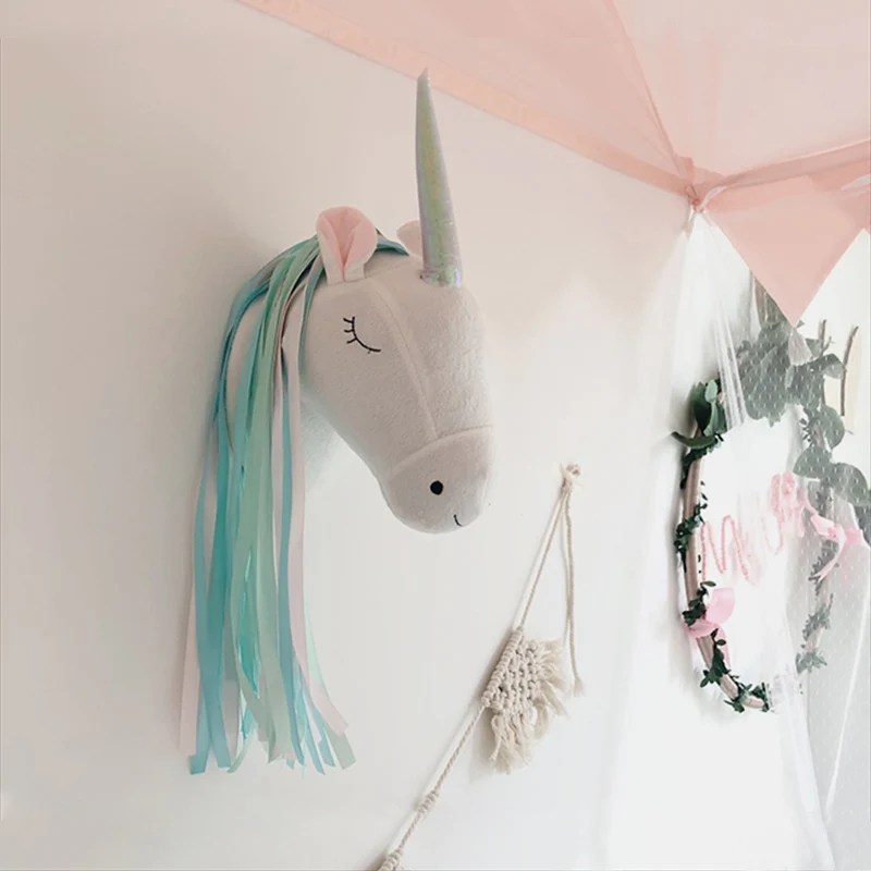 Unicorn Peluş Hayvan Başı Duva - Baby Unicorn Nursery incelemesi ve fiyatı