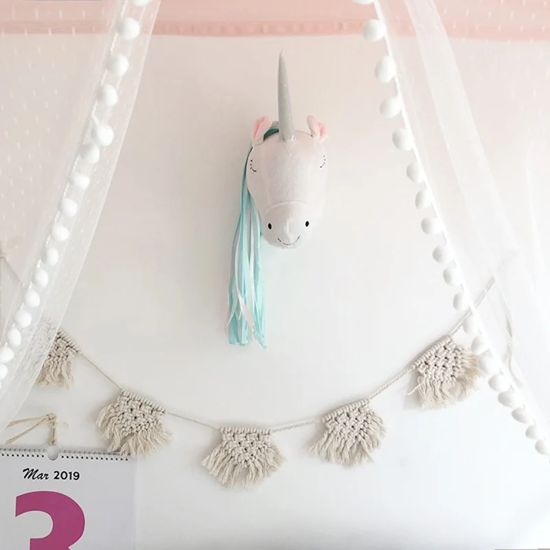 Unicorn Peluş Hayvan Başı Duva - Baby Unicorn Nursery incelemesi ve fiyatı
