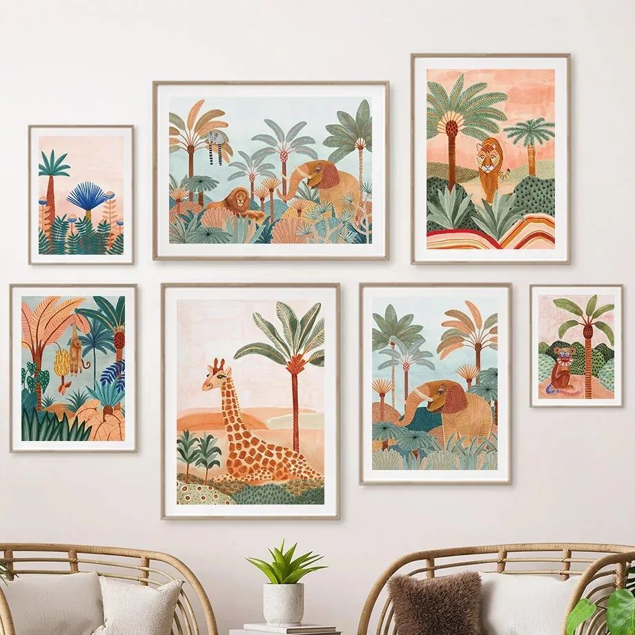 Boho Orman Hayvanları Kaplan M - Baby Nursery Jungle incelemesi ve fiyatı