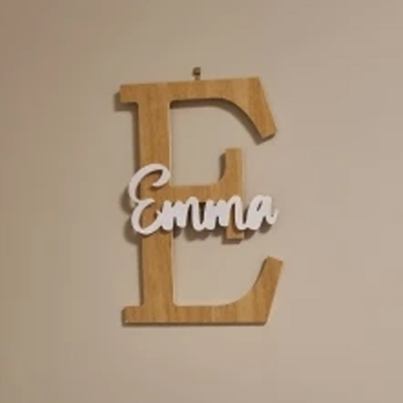 Özel Ahşap İsim Burcu Bebek Du - Baby Nursery Sign incelemesi ve fiyatı