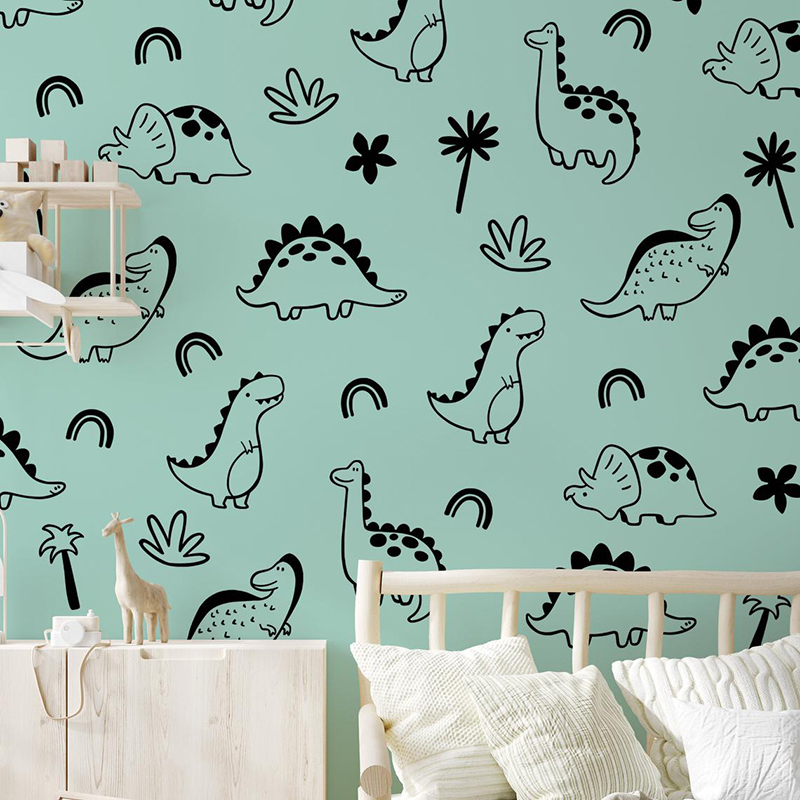 Geometrik Dinozor Ağacı Gökkuş - Baby Nursery Jungle incelemesi ve fiyatı