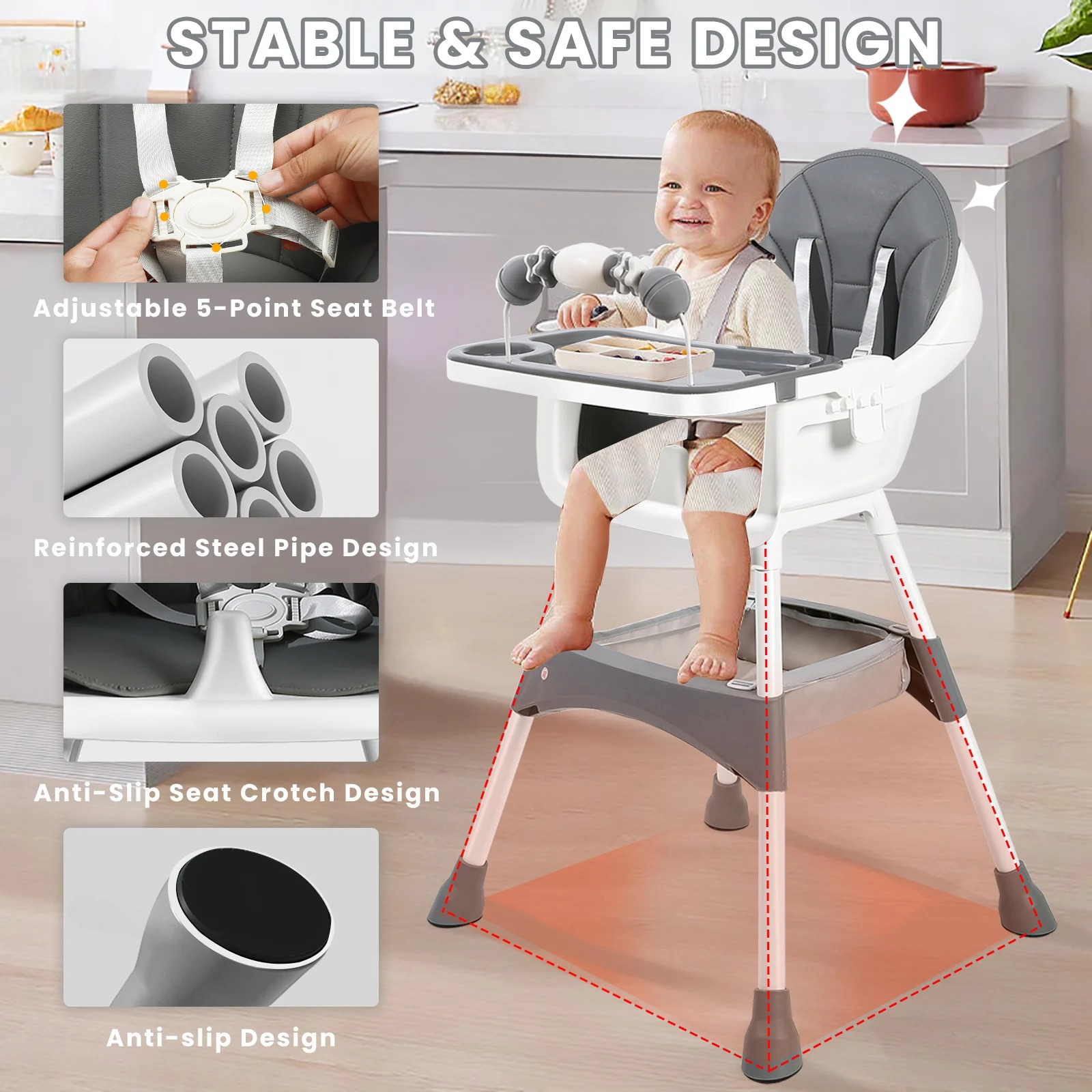 Ayarlanabilir Bebek Mama Sanda - Baby Nursery Bed incelemesi ve fiyatı
