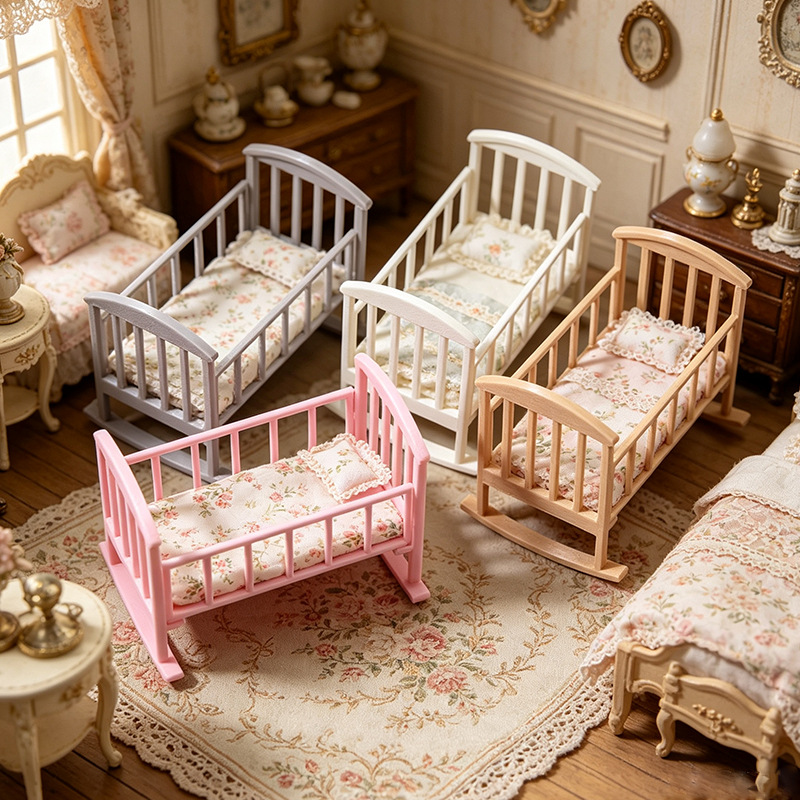 1:12 Ölçekli Bebek Evi Mini Be - Baby Nursery Furniture Sets incelemesi ve fiyatı