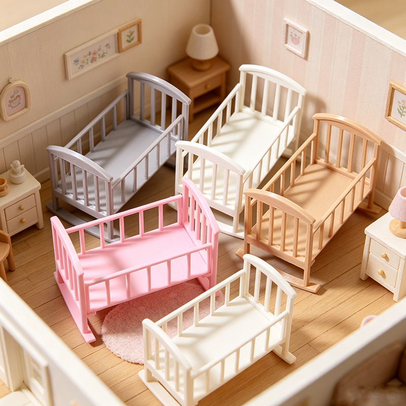 1:12 Ölçekli Bebek Evi Mini Be - Baby Nursery Furniture Sets incelemesi ve fiyatı